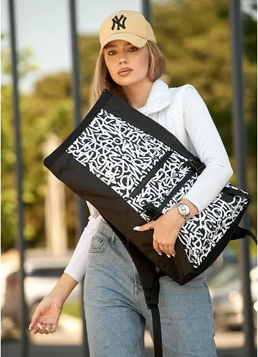 Жіночий рюкзак Sambag ROLLTOP GRAPHITY 41 x 30 x 16 см (24238715) - фото 4