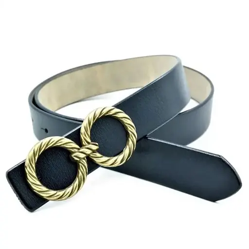 Ремінь шкіряний Le-Mon жіночий 105-115х3 см acs0018425 - фото 1