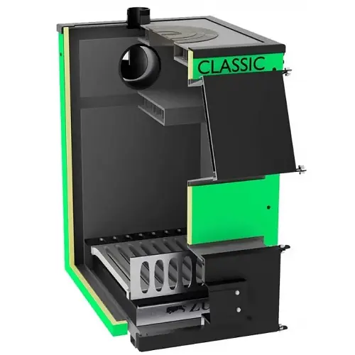 Твердопаливний котел Zubr Classic Termo плита 10 кВт - фото 5