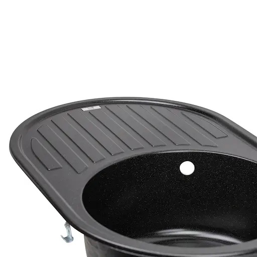 Кухонна мийка Lidz 780x500/200 BLM-14 (LIDZBLM14780500200), Чорний - фото 5