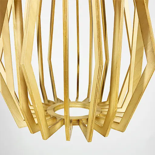 Деревʼяний підвісний світильник Line.F MJ 72/1 - фото 7