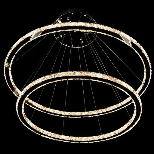 Люстра підвісна Brille з пультом LED 128W WW+NW+CW CH (BR-988S/2) - фото 7