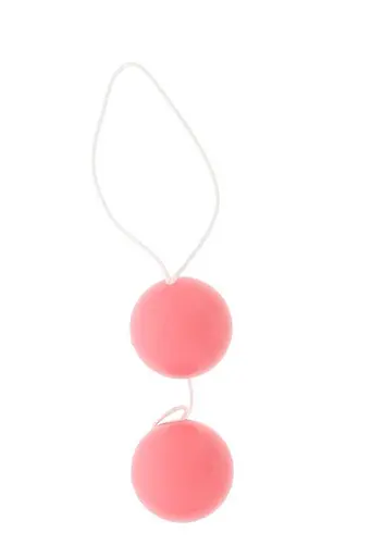 Вагінальні кульки Vibratone Unisex Duo Balls, 3.5 см, рожевий