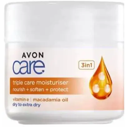 Крем для обличчя Avon Care Потрійний догляд для сухої шкіри 100 мл - фото 1