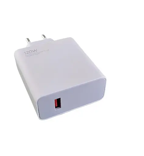 Зарядний пристрій Xiaomi 120W MDY-12-EH адаптер живлення без кабелю, швидка зарядка QC/PD білий - фото 2
