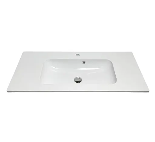 Раковина Adamant умывальник Adamant искусственный камень прямоугольная - фото 2