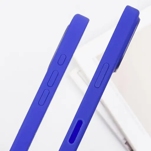 Чехол Epik Silicone case AAA с Magsafe и анимационной кнопкой для Apple iPhone 16 Pro Max 6.9 Ultramarine - фото 6
