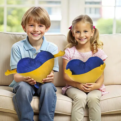 Дитяча м'яка іграшка "Серце" МС 180402-02 - фото 2