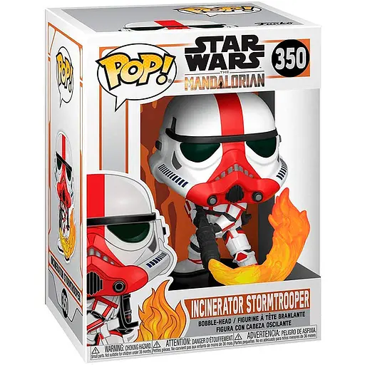 Игровая фигурка Funko Pop! Star Wars Mandalorian Штурмовик с огнеметом (45542) - фото 3