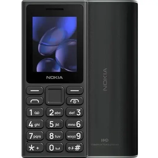 Телефон Nokia 105 TA-1684 DS 2024 чорний - фото 1