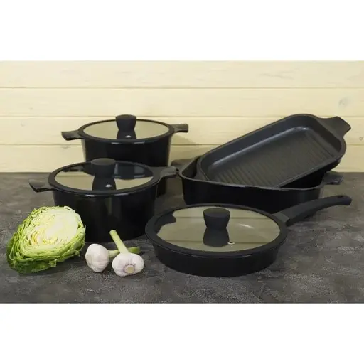 Каструля RINGEL Zitrone Black 20x9.5 см 2,5л RG-2108-20 BL - фото 9