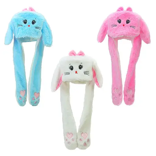 Шапка меховая Зайчик, 473-7, со световыми эффектами (В ассортименте) - фото 2