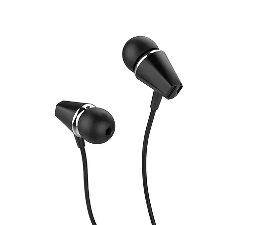 Навушники HOCO M34 honor music universal earphones with microphone Black - фото 1