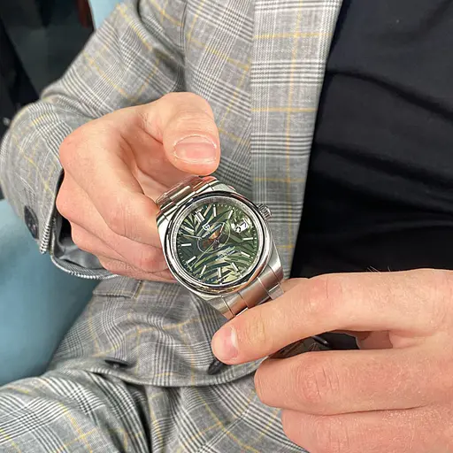 Наручные часы мужские PD-1715 Silver-Green Pagani Design acs0031116 - фото 5