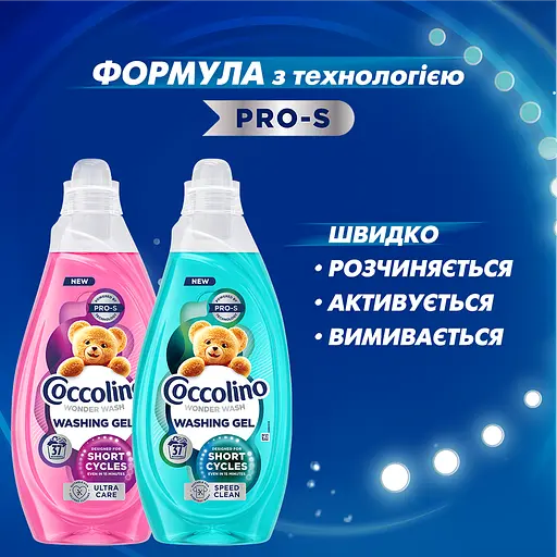 Парфумований гель для прання Coccolino Wonder Wash Ultra Care 1.48 л - фото 3