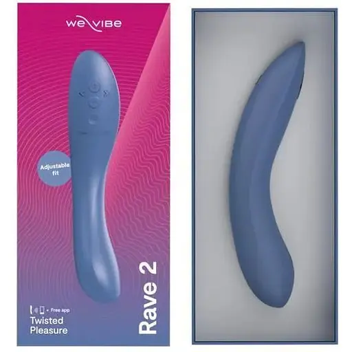 Вібратор We-Vibe Rave 2 Twisted Pleasure Blue - фото 7