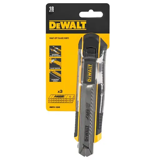 Ніж DeWalt Slider - Cartridge з трьома 18-мм лезами у касеті (DWHT0-10249) - фото 3