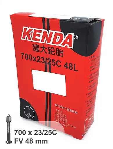 Камера велосипедна Kenda 28 (700х23/25С) FV 48 мм (G0000950) - фото 2