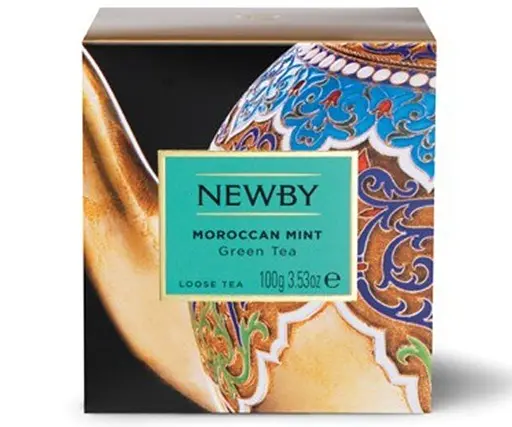 Чай зелений Newby Марокканська м'ята 100 г картон (221720) - фото 2