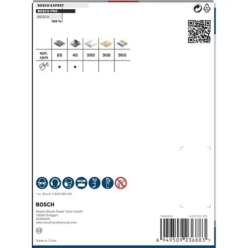 Коронка Bosch Professional Multi Material 108 мм з різьбою (2.608.901.536) - фото 4