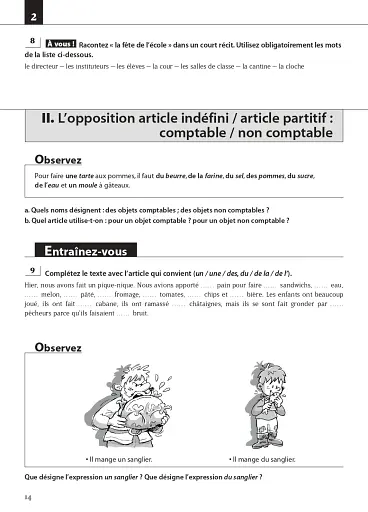 Les 500 Exercices de Grammaire Livre de l'eleve B1 + corriges - фото 6