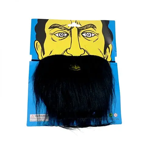 Накладна борода прикол 18 см KA-23-5095, на аркуші - фото 1