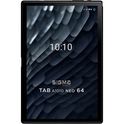 Планшет Sigma Mobile Tab A1010 Neo 4/64GB 4G Dual Sim Black + чехол-книга - фото 1