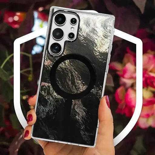 Чехол Epik TPU Shiny Mountain (MagFit) для Samsung Galaxy S24 Ultra Black - фото 5