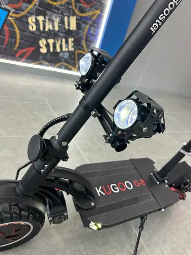 Электросамокат KUGOO G-Booster 1200W*2 (2400W) 23Ah черный, полноприводной 2025 года - фото 4