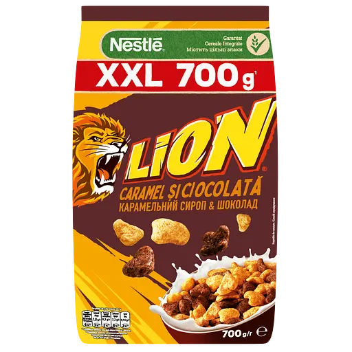 Готовий сухий сніданок Lion з вітамінами та мінеральними речовинами 700 г