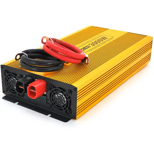 Инвертор напряжения Mexxsun MXSPSW-3000, 12V/220V, 3000W с правильной синусоидой, 2 Shuko, клеммные провода, Q2 - фото 2