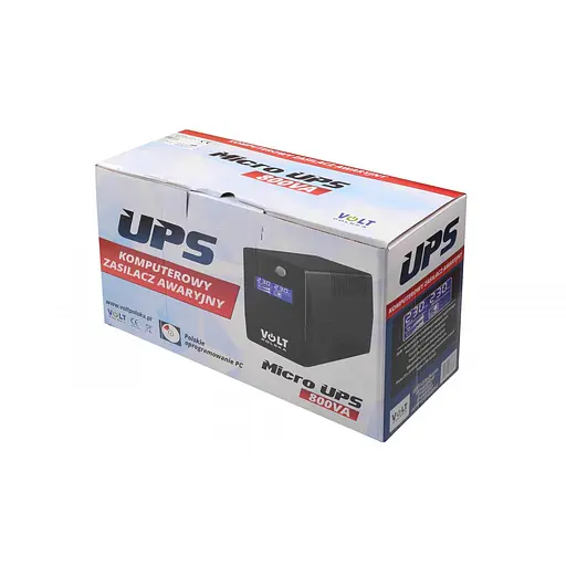 Источник беcперебойного питания UPS Volt Polska 800VA 9Ah (480W) - фото 4