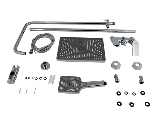 Душова система універсальна Qtap Aries Chrome з виливом QTARI111CRM45560 - фото 7