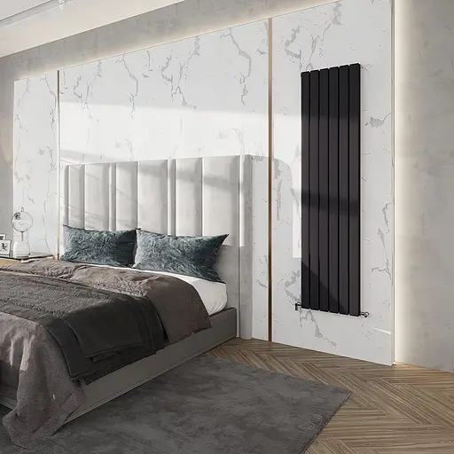 Радіатор дизайнерський Ideale Vittoria 12 4/1800/272 антрацит (бокове підключення), Антрацит - фото 5