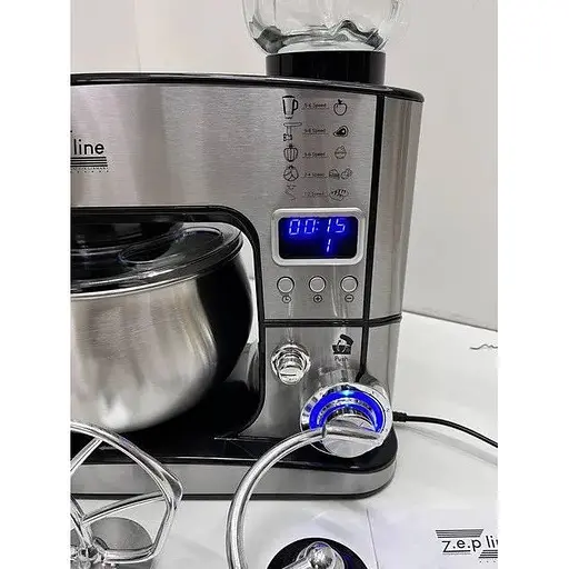 Кухонный комбайн Zepline ZP-135, 7в1, 6 режимов 4200Вт Черный/Серый - фото 9