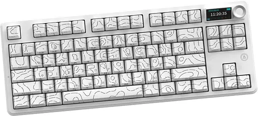 Клавіатура Ajazz AK870 V2 Side Contour White (AK870-V2-S-W) - фото 3