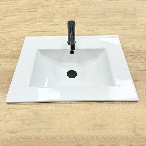 Умивальник VBI Ferrara white врізний VBI-018010, Білий - фото 3