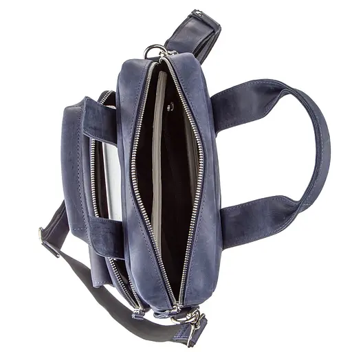 Чоловіча шкіряна сумка SHVIGEL 25х33х7 см sum0012648 - фото 4