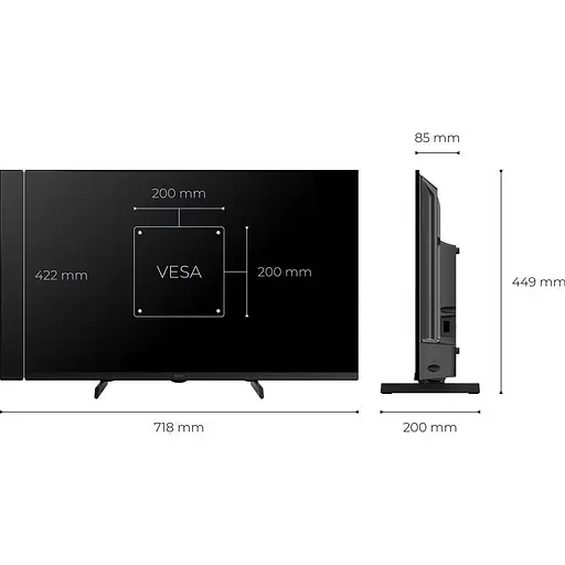 Телевізор Kivi H720QB 32'' QLED HD (32H720QB) [144533] - фото 6
