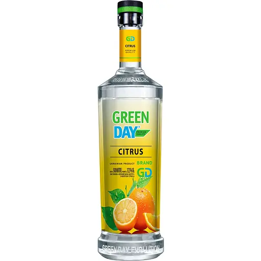 Настойка Green Day Цитрус 37.5% 0.5л