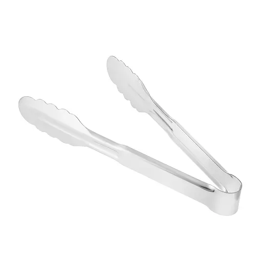 Щипці кухонні універсальні з нержавіючої сталі "Пелюстка" для барбекю гриля, Kitchen Master Сріблястий 84647 - фото 1