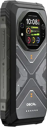 Смартфон Blackview Oscal Tank 1, 16/512GB Black (Global) - фото 4