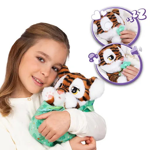 Интерактивная игрушка Baby Paws W3 Тигренок с аксессуарами (927650IM) - фото 10
