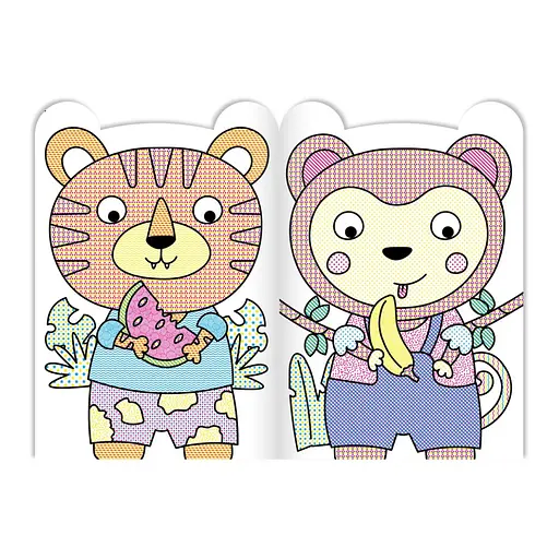 Детская раскраска Water Book Ушастики РМ-82-03, 6 листов - фото 2