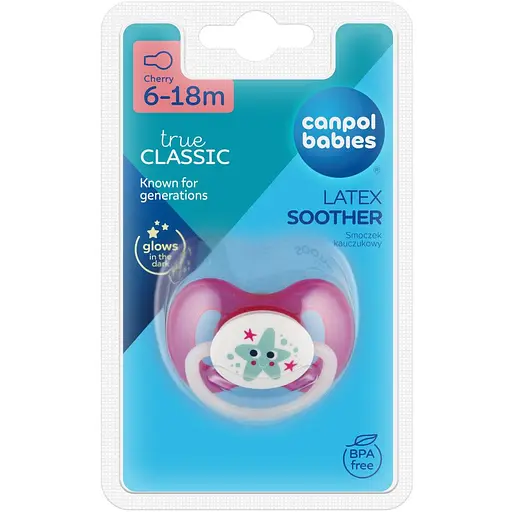 Пустушка Canpol babie Love & Sea латексна кругла  6-18 міс. в асортименті (22/607_new) - фото 5