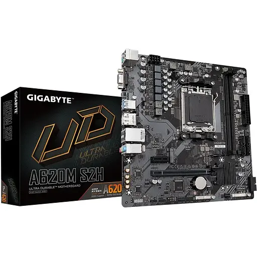 Материнская плата Gigabyte A620M S2H Socket AM5 - фото 2