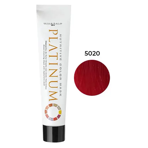 Професійна стійка крем-фарба для волосся HI Hipertin Platinum 5020 рожевий насичений 100 мл без аміаку - фото 1