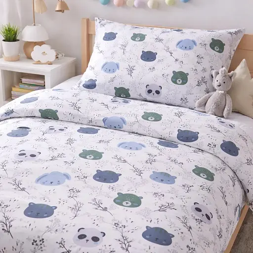 Підковдра бязь MirSon Panda Friends 110х140 см (2200012580202) - фото 1