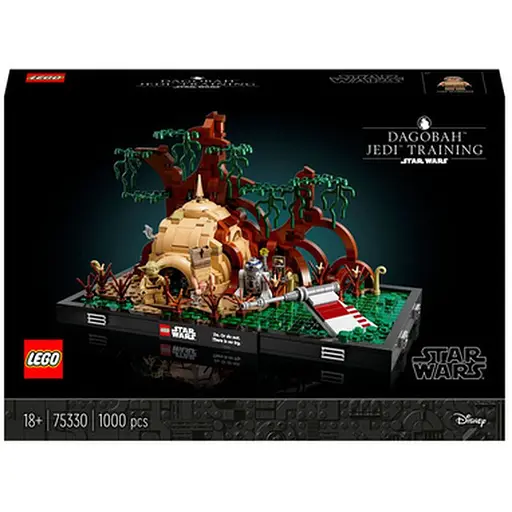 Уценка. Конструктор LEGO Star Wars Dagobah Обучение джедаев Диорама, 1000 деталей (75330) - фото 1