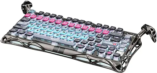 Клавіатура GravaStar Mercury V75 Pro 80keys Magnetic Jade Gaming 8K USB-A RGB Cyberpunk (GS_V75_PRO_RM_EGRY) - фото 2